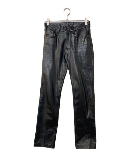 Dr.Martens（ドクターマーチン）Dr.Martens (ドクターマーチン) レザーパンツ ブラック サイズ:M ウエスト76の古着・服飾アイテム