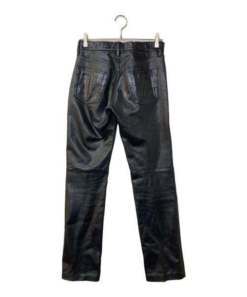 Dr.Martens（ドクターマーチン）Dr.Martens (ドクターマーチン) レザーパンツ ブラック サイズ:M ウエスト76の古着・服飾アイテム