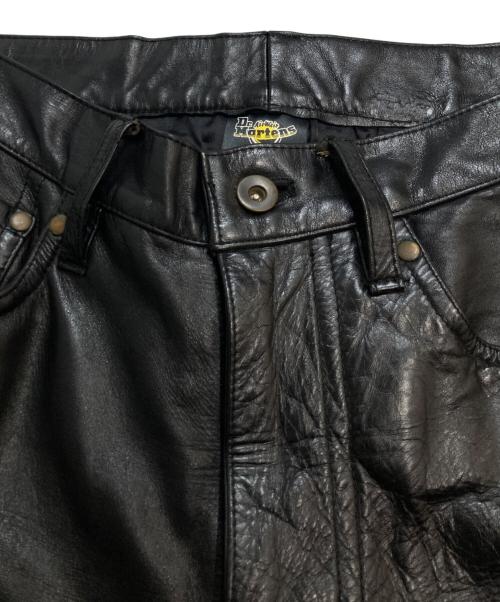 Dr.Martens（ドクターマーチン）Dr.Martens (ドクターマーチン) レザーパンツ ブラック サイズ:M ウエスト76の古着・服飾アイテム