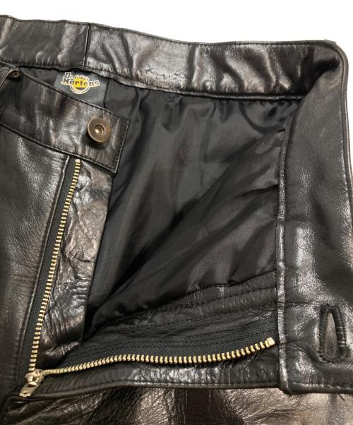 Dr.Martens（ドクターマーチン）Dr.Martens (ドクターマーチン) レザーパンツ ブラック サイズ:M ウエスト76の古着・服飾アイテム