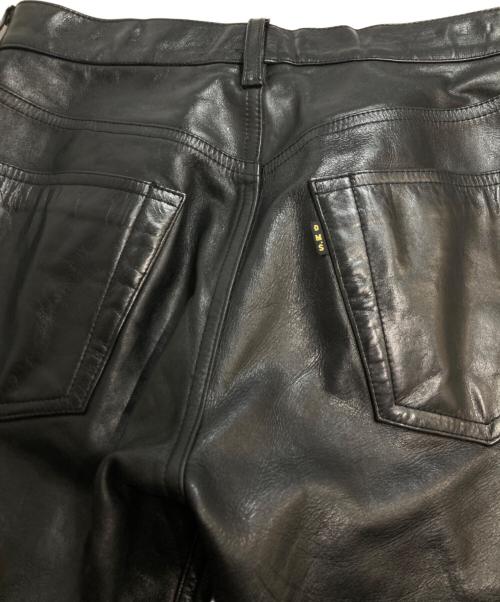 Dr.Martens（ドクターマーチン）Dr.Martens (ドクターマーチン) レザーパンツ ブラック サイズ:M ウエスト76の古着・服飾アイテム