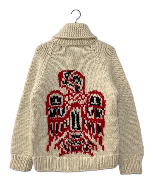 KANATA（カナタ）KANATA (カナタ) JOURNAL STANDARD 別注 50S VINTAGE 復刻カウチンニットカーディガン ホワイト サイズ:記載なしの古着・服飾アイテム