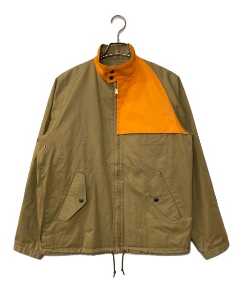 kolor/BEACON（カラービーコン）kolor/BEACON (カラービーコン) コーティングコットンウェザースウィンクブルゾン ベージュ×オレンジ サイズ:1の古着・服飾アイテム