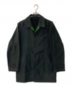 COMME des GARCONS HOMMEコムデギャルソン オム）の古着「ステンカラーコート」｜ブラック