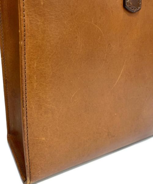 大峡製鞄（オオバセイホウ）大峡製鞄 (オオバセイホウ) レザートートバッグ ブラウンの古着・服飾アイテム