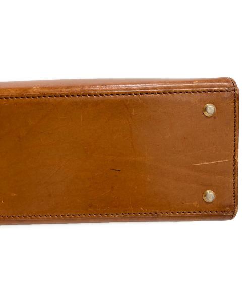 大峡製鞄（オオバセイホウ）大峡製鞄 (オオバセイホウ) レザートートバッグ ブラウンの古着・服飾アイテム