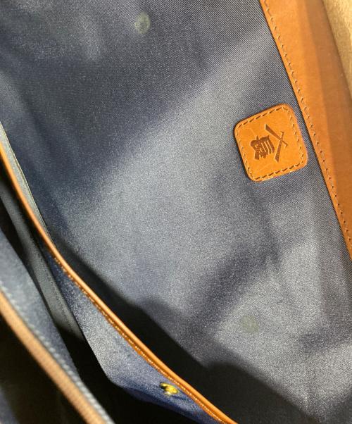 大峡製鞄（オオバセイホウ）大峡製鞄 (オオバセイホウ) レザートートバッグ ブラウンの古着・服飾アイテム