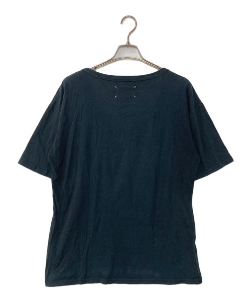 Maison Margiela（メゾンマルジェラ）Maison Margiela (メゾンマルジェラ) VネックTシャツ ネイビー サイズ:Mの古着・服飾アイテム
