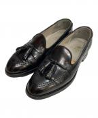 Aldenオールデン）の古着「664 コードバンタッセルローファー」｜ブラック