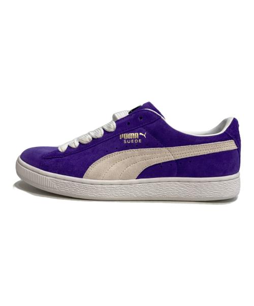 PUMA（プーマ）PUMA (プーマ) SUEDE ブリズムバイオレッド ホワイト ローカットスニーカー パープル サイズ:27の古着・服飾アイテム