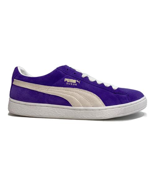 PUMA（プーマ）PUMA (プーマ) SUEDE ブリズムバイオレッド ホワイト ローカットスニーカー パープル サイズ:27の古着・服飾アイテム