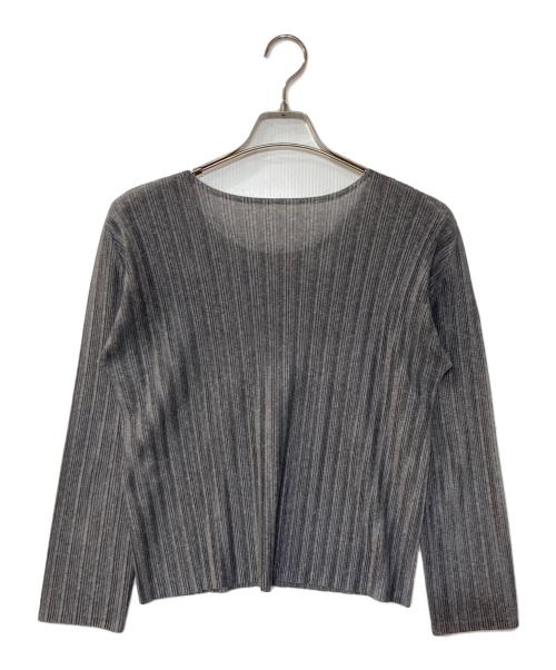 PLEATS PLEASE（プリーツプリーズ）PLEATS PLEASE (プリーツプリーズ) RIB PLEATS BASICS グレー サイズ:記載なしの古着・服飾アイテム