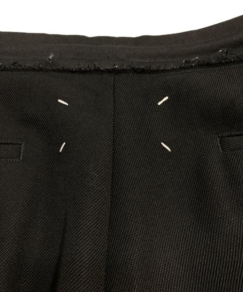 Maison Margiela（メゾンマルジェラ）Maison Margiela (メゾンマルジェラ) WOOL DRAWSTRING TROUSERS ウールドローストリング パンツ ブラック サイズ:46の古着・服飾アイテム