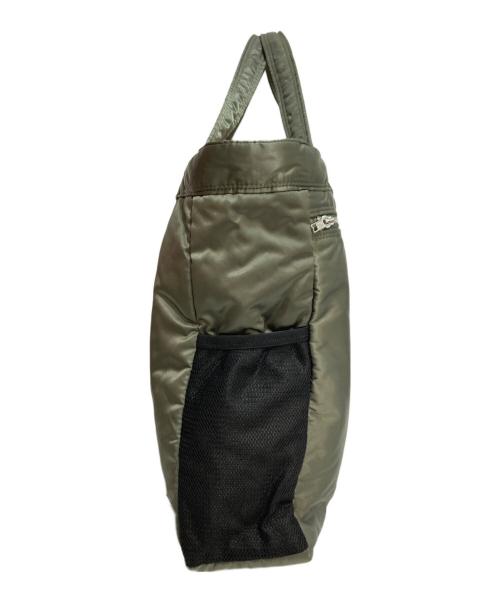 HEAD PORTER（ヘッドポーター）HEAD PORTER (ヘッドポーター) CREAM TOTE BAG クリーム トートバッグ オリーブの古着・服飾アイテム