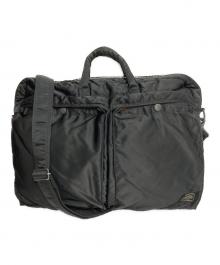 PORTER（ポーター）の古着「TANKER  2WAY BRIEFCASE タンカー 2way ブリーフケース」｜ブラック