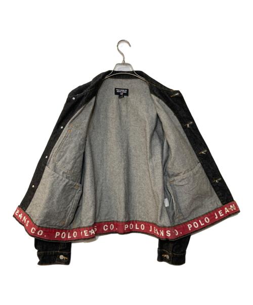 POLO JEANS（ポロジーンズ）POLO JEANS (ポロジーンズ) 90-00Ｓ 先染めデニムジャケット インディゴ サイズ:Lの古着・服飾アイテム