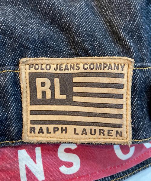 POLO JEANS（ポロジーンズ）POLO JEANS (ポロジーンズ) 90-00Ｓ 先染めデニムジャケット インディゴ サイズ:Lの古着・服飾アイテム