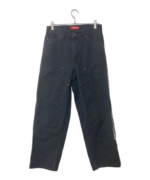 SUPREME（シュプリーム）Supreme (シュプリーム) Reflective Double Knee Pant ブラック サイズ:30の古着・服飾アイテム