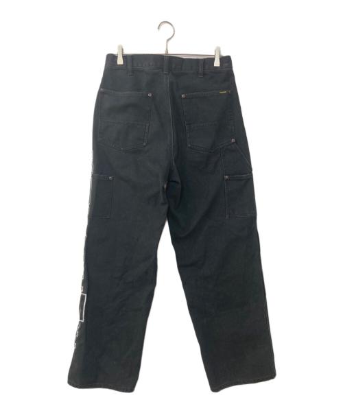 SUPREME（シュプリーム）Supreme (シュプリーム) Reflective Double Knee Pant ブラック サイズ:30の古着・服飾アイテム