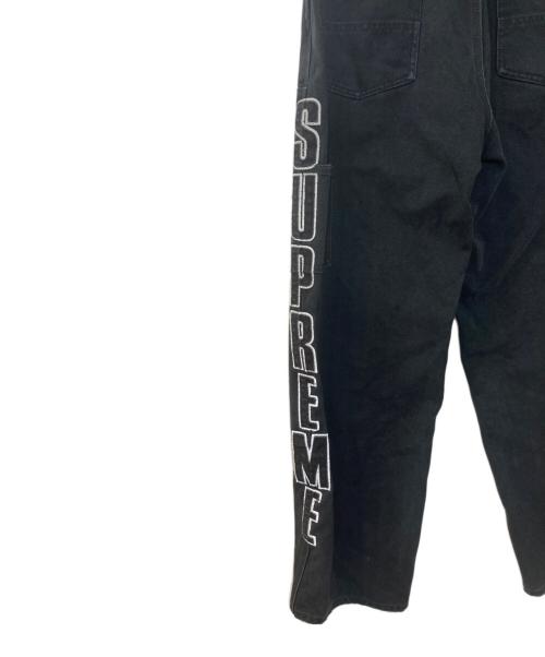 SUPREME（シュプリーム）Supreme (シュプリーム) Reflective Double Knee Pant ブラック サイズ:30の古着・服飾アイテム
