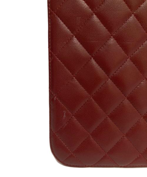 CHANEL（シャネル）CHANEL (シャネル) マトラッセipadケース ボルドーの古着・服飾アイテム