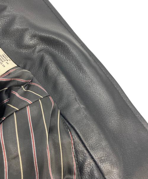 LEVI'S（リーバイス）LEVI'S (リーバイス) JAPAN LIMITED LEATHER TRUCKER JACKET レザートラッカージャケット ブラック サイズ:Mの古着・服飾アイテム