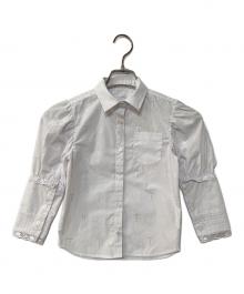 BURBERRY（バーバリー）の古着「ロゴ刺繍シャツ」｜ホワイト