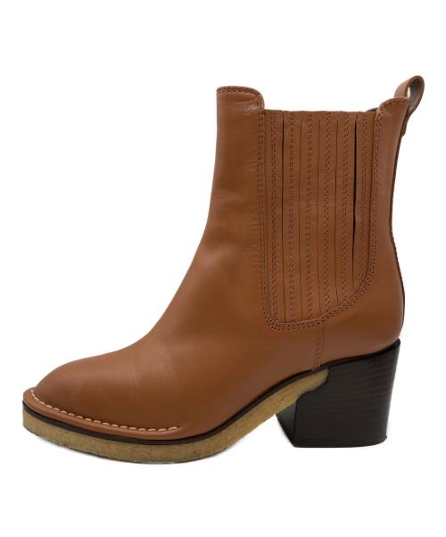 TOD'S（トッズ）TOD'S (トッズ) ショートブーツ ブラウン サイズ:38の古着・服飾アイテム