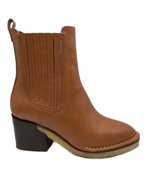 TOD'S（トッズ）TOD'S (トッズ) ショートブーツ ブラウン サイズ:38の古着・服飾アイテム