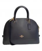 COACHコーチ）の古着「シエラ サッチェル 2way ショルダーバッグ」｜ネイビー