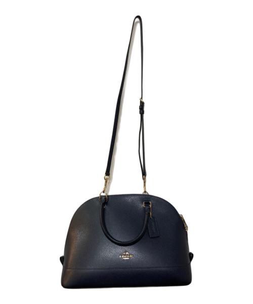 COACH（コーチ）COACH (コーチ) シエラ サッチェル 2way ショルダーバッグ ネイビーの古着・服飾アイテム
