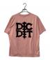 DESCENDANT (ディセンダント) BB SS フロッキープリントTシャツ ピンク サイズ:2：7000円