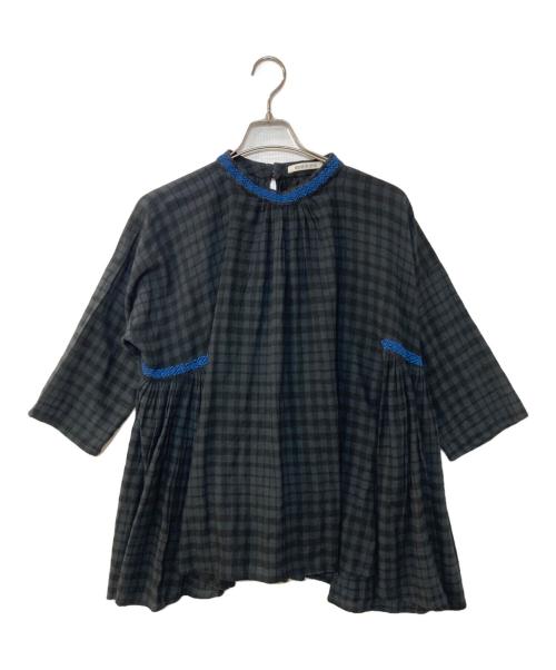 house of lotus（ハウスオブロータス）HOUSE OF LOTUS (ハウスオブロータス) チュニックブラウス ブラック サイズ:Mの古着・服飾アイテム