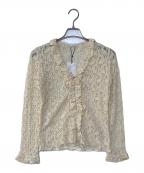 CODEAコードエー）の古着「Re fluffy lace blouse」｜アイボリー