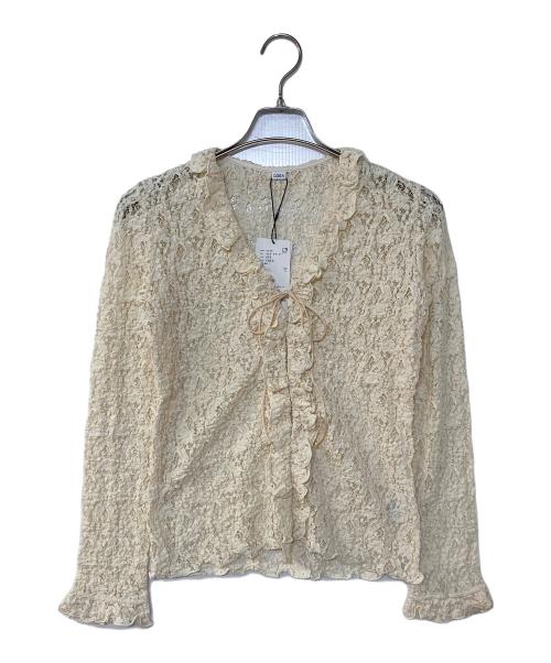CODEA（コードエー）CODEA (コードエー) Re fluffy lace blouse アイボリー サイズ:FREE 未使用品の古着・服飾アイテム