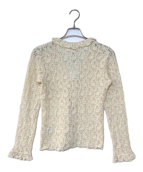 CODEA（コードエー）CODEA (コードエー) Re fluffy lace blouse アイボリー サイズ:FREE 未使用品の古着・服飾アイテム