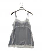 CODEAコードエー）の古着「lingerie mood lace cami」｜グレー
