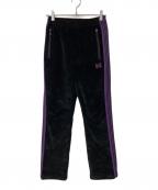Needlesニードルズ）の古着「コーデュロイ Narrow Track Pants」｜ブラック×パープル