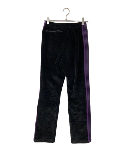 Needles（ニードルズ）Needles (ニードルズ) コーデュロイ Narrow Track Pants ブラック×パープル サイズ:xsの古着・服飾アイテム