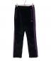 Needles（ニードルズ）の古着「コーデュロイ Narrow Track Pants」｜ブラック×パープル