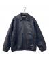 NEIGHBORHOOD（ネイバーフッド）の古着「LEATHER ZIP WORK JACKET」｜ネイビー