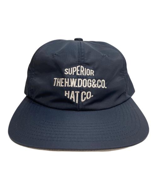 THE H.W.DOG&CO.（エイチダブリュードッグアンドコー）THE H.W.DOG&CO. (エイチダブリュードッグアンドコー) BIKERS CAP ネイビーの古着・服飾アイテム