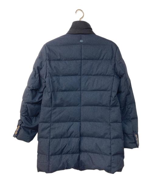 samas（サマス）samas (サマス) テーラードダウンジャケット ネイビー サイズ:48の古着・服飾アイテム