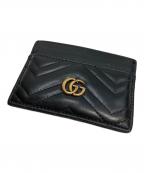 GUCCIグッチ）の古着「GGマーモントカードケース」｜ブラック