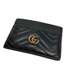 GUCCI（グッチ）の古着「GGマーモントカードケース」｜ブラック