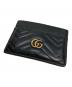 GUCCI（グッチ）の古着「GGマーモントカードケース」｜ブラック