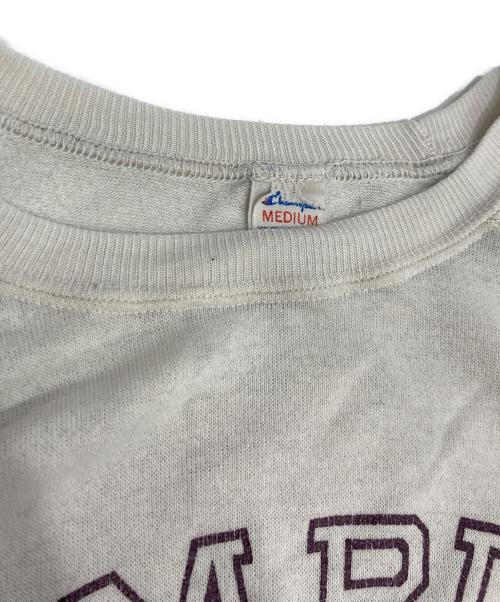 Champion（チャンピオン）Champion (チャンピオン) 80s カレッジスウェット ホワイト サイズ:MEDIUMの古着・服飾アイテム