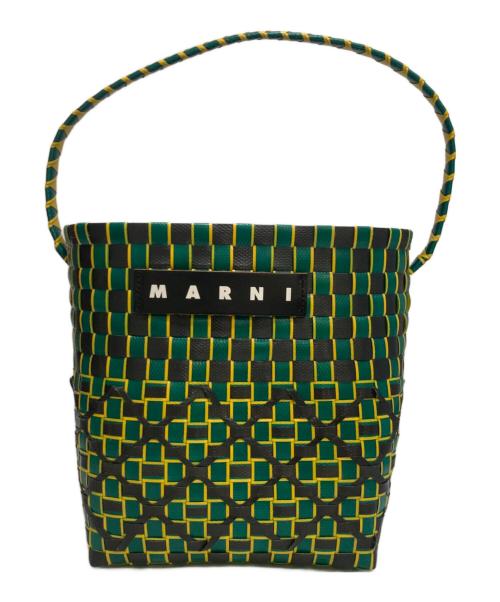 MARNI（マルニ）MARNI (マルニ) POD カゴバッグ グリーンの古着・服飾アイテム