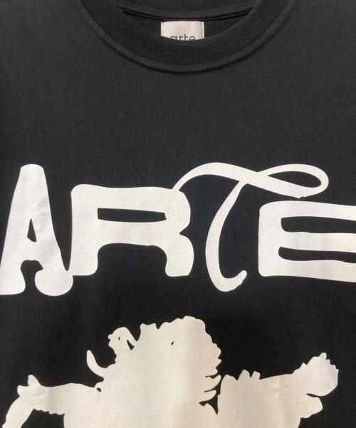 arte Antwerp（アルテアントワープ）arte Antwerp (アルテアントワープ) FLOWER GRAPHIC T-SHIRTS フラワープリント Tシャツ ブラック サイズ:Mの古着・服飾アイテム