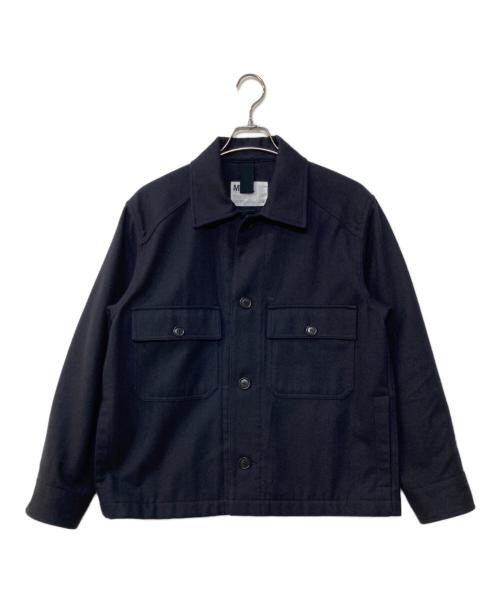 MHL（マーガレットハウエル）MHL (マーガレットハウエル) WOOL COTTON DRILL ジャケット ネイビー サイズ:Mの古着・服飾アイテム